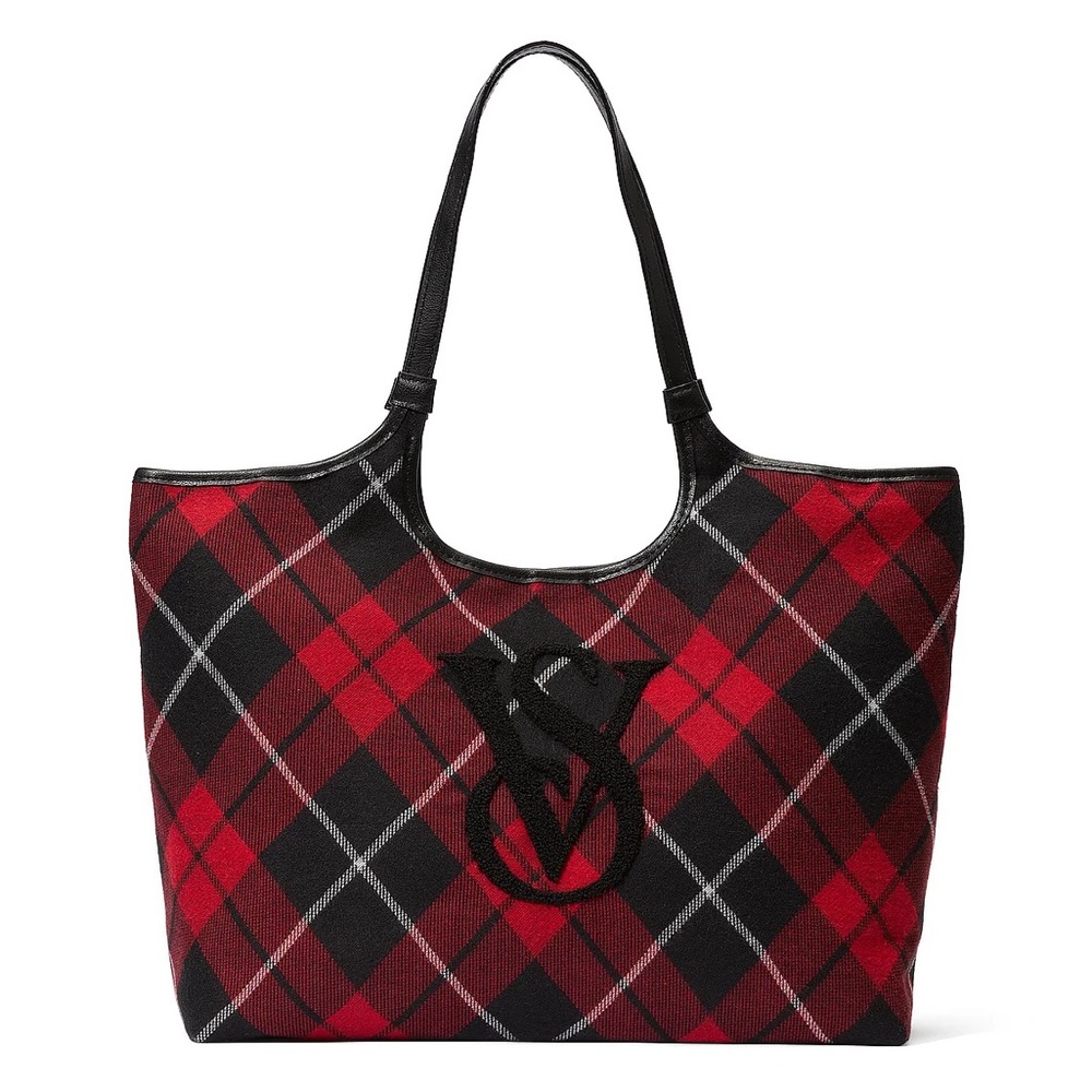 Victoria’s Secret plaid tote